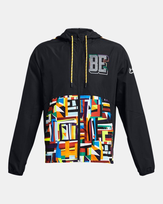 Men's UA Legacy Black History Month Windbreaker in Black image number 5